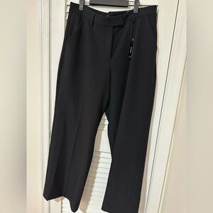 NWT Express Black Relaxed Trouser Mid-Rise Pants, Women’s, 14R